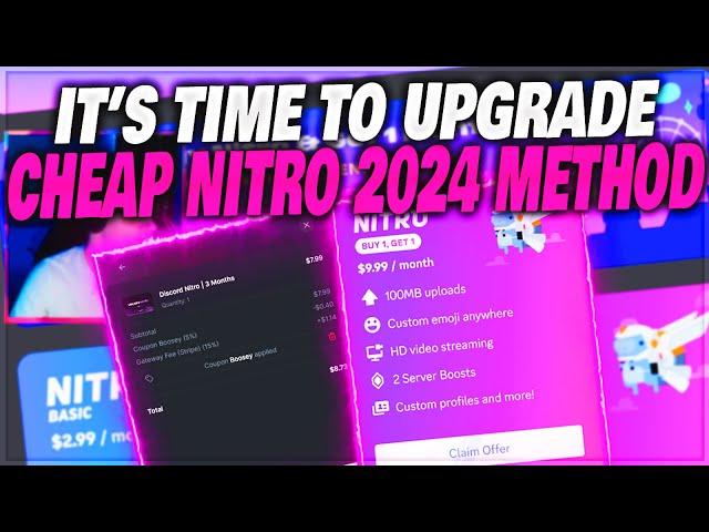 How To Get Discord NITRO Cheap In 2024 (Over 70% OFF)