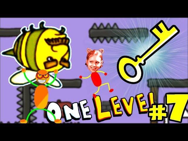 STICKMAN Escape from PRISON #7 in the game One LEVEL 2! A MAZE full of TRAPS