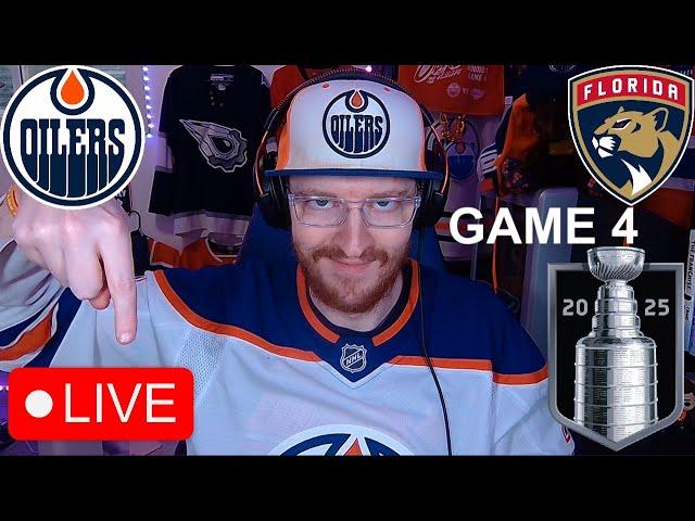 GAME 4: EDMONTON OILERS VS FLORIDA PANTHERS LIVE | FULL GAME REACTION AND COMMENTARY