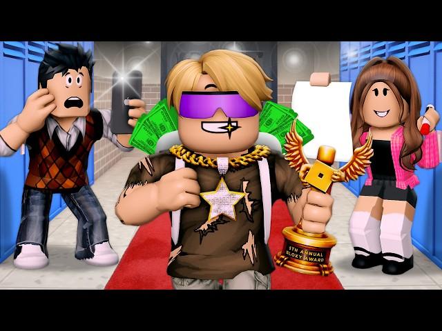 The POOREST Kid In School Became FAMOUS! (A Roblox Story)