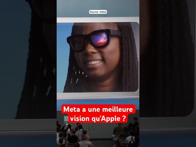 Meta a une meilleure vision qu’Apple  ?