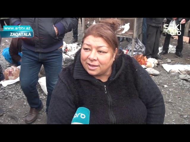 Zaqatalanin Eliabad bazarinda bayramqabagi qiymetler
