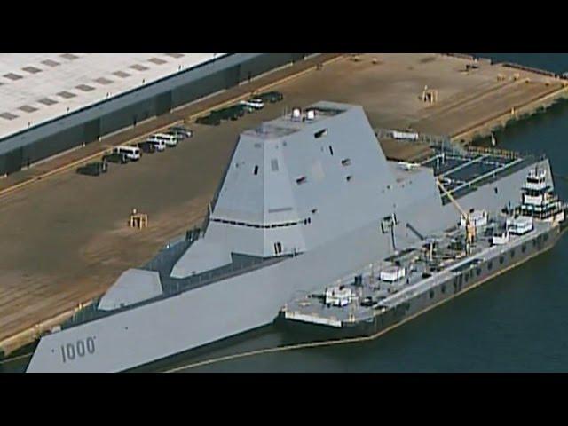 On board the USS Zumwalt, the Navy's pricey new battleship