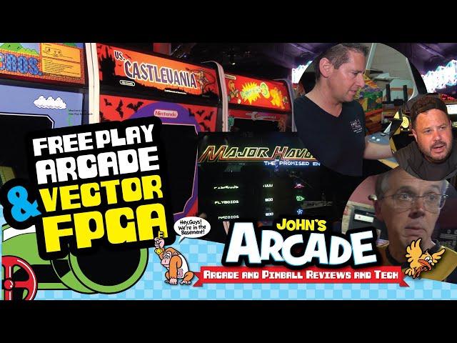 2021 Free Play Bar Arcade Providence tour, Atari Vector FPGA, and Major Havoc the Promised End!