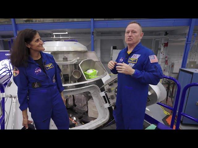 Tour a Boeing Starliner simulator with two NASA astronauts!