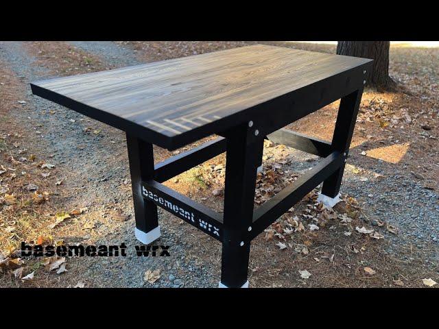 reclaimed lumber heavy duty outdoor workbench