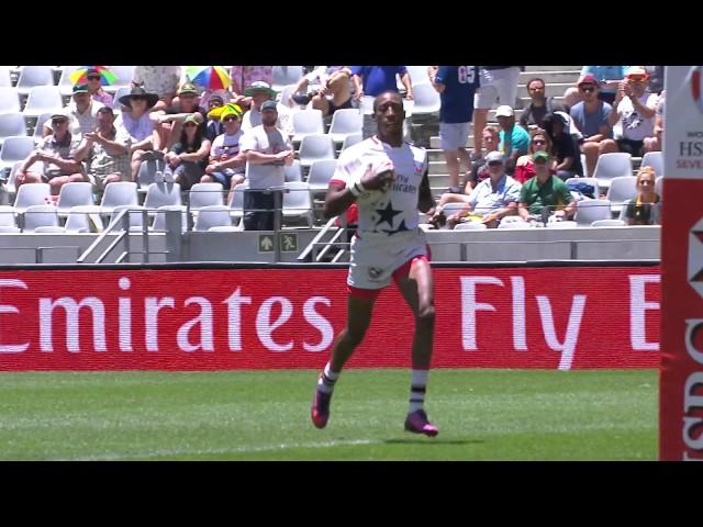 Perry Baker's incredible Intercept Try v Australia