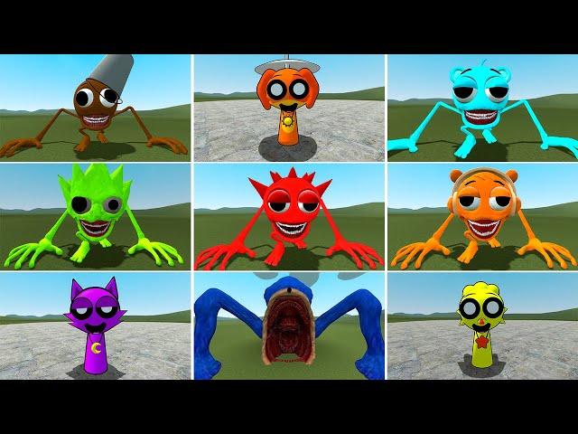 I Played Deadmatch With Sprunki Tapes Family Vs Sea Eater Family In Garry's Mod