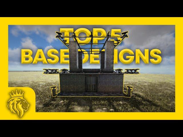 TOP 5 PVP BASE DESIGNS | W/ Tutorials | ARK: Survival Evolved