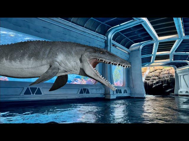 Jurassic World The Ride - Front Row On-Ride POV Universal Studios Hollywood 2022