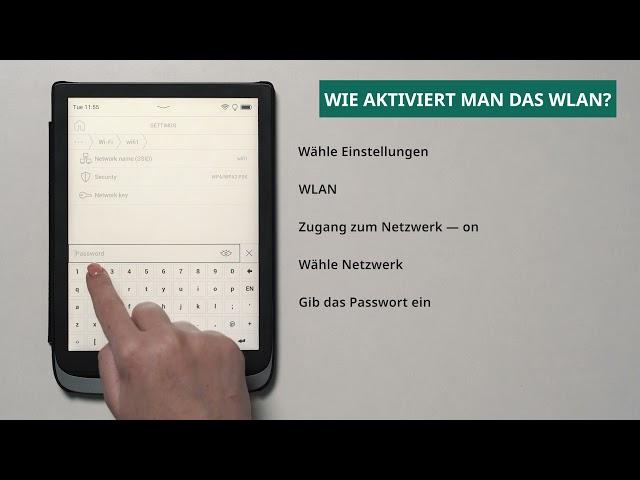 Wie aktiviert man das WLAN? PocketBook