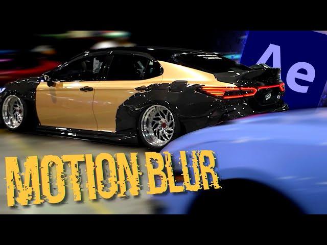 Do We Really Need to Apply a Motion Blur and Which to USE in After Effects