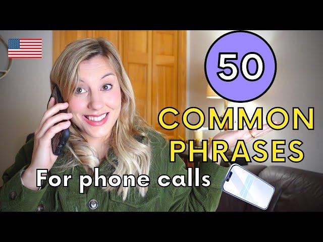 50 Common English phrases for phone calls