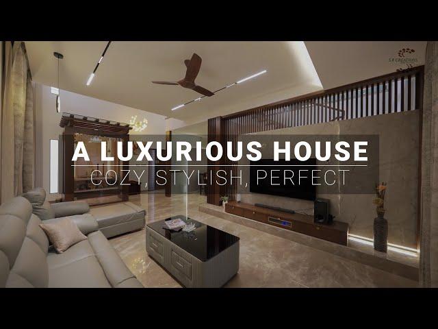 Modern Luxury Residence Architecture in JP Nagar, Bangalore by SR Creations | Home Tour