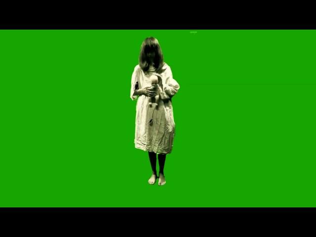 Призрак футаж хромакей / green screen horror