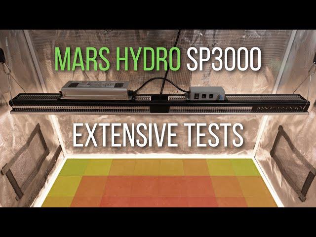 Mars Hydro SP3000 - Extensive grow light testing and review