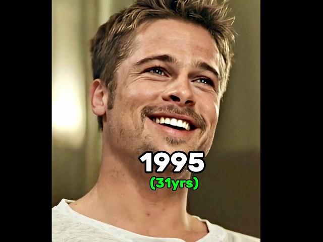 Brad Pitt evolution (1987-2024).#bradpitt #fightclub #legomasters