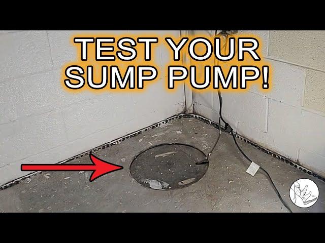 How to Test & Maintain Your Basement Sump Pump