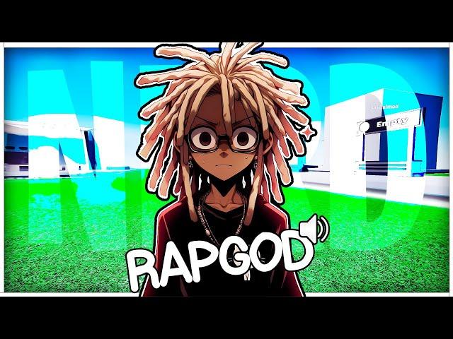 pretending ima NERD, then becoming a rap god on (roblox neighbors)