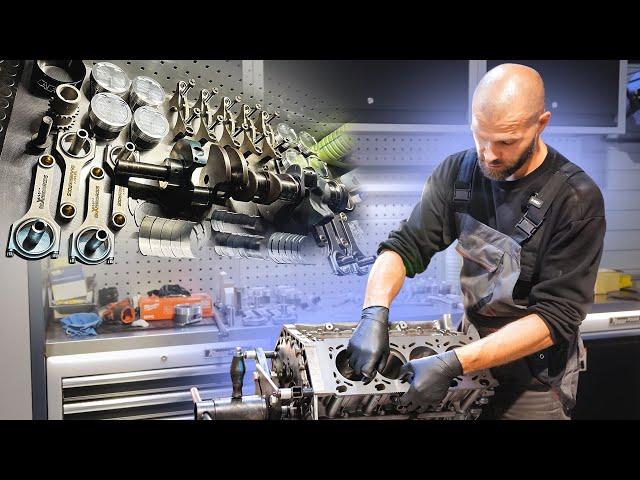 BMW E36 V8 на 700 сил: собираем НОВЫЙ мотор на КОВКЕ! #10