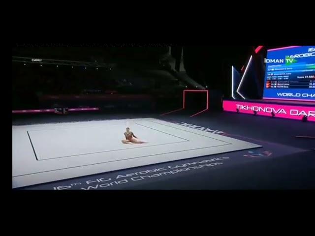 Daria Tikhonova aerobic gymnastics 2021 Baku Championships 2021