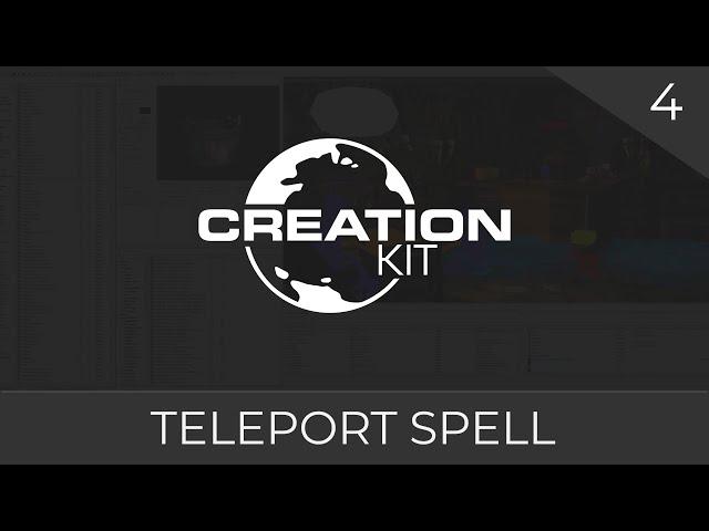 Creation Kit Scripting (Teleport Spell) #04