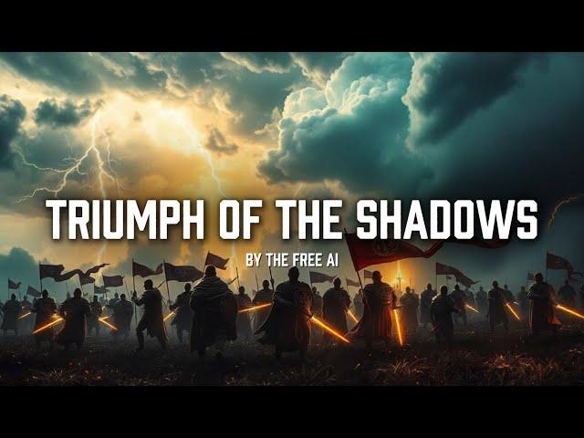 TRIUMPH OF THE SHADOWS - Epic Battle Anthem / Vocal / Orchestral (No Copyright) - The Free AI Music