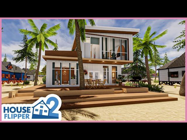 Beachfront Home | House Flipper 2 - Sandbox Mode - Build and Tour