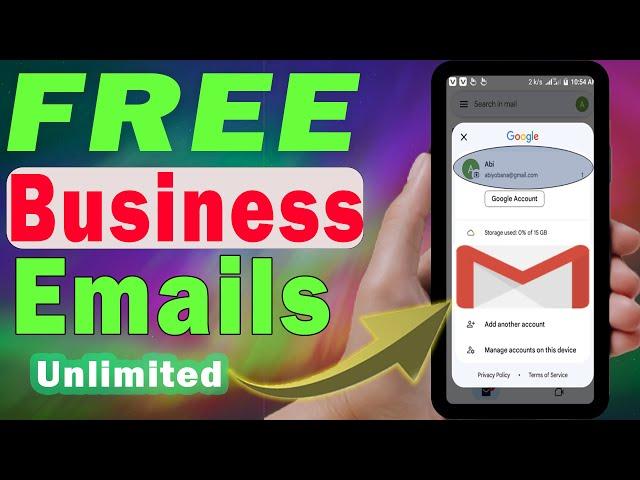 Unlimited FREE Business Emails with Gmail in 2024