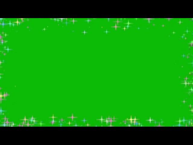 Green Screen Glitters Sparkle Frame Colour Shiny Footage Frame Glitter color Chromakey