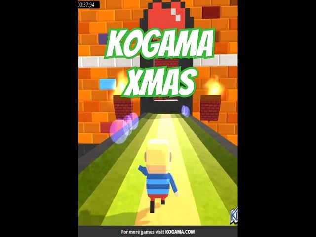 No Falling ⧸ Kogama Christmas Runner #cozygames #christmasgame