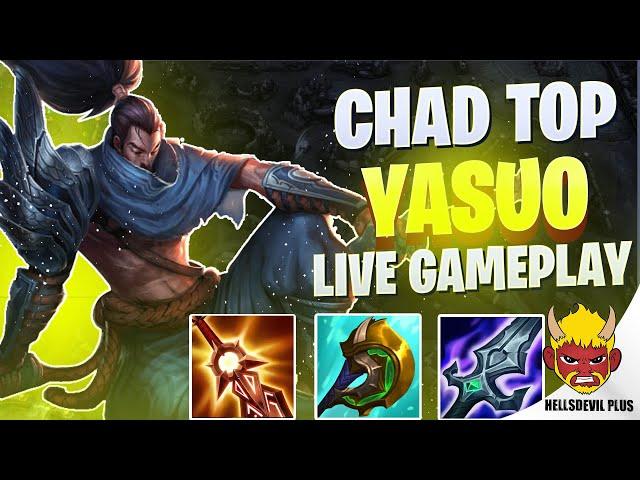 Chad Yasuo Top Ft. BaronVG - Wild Rift HellsDevil Plus Gameplay