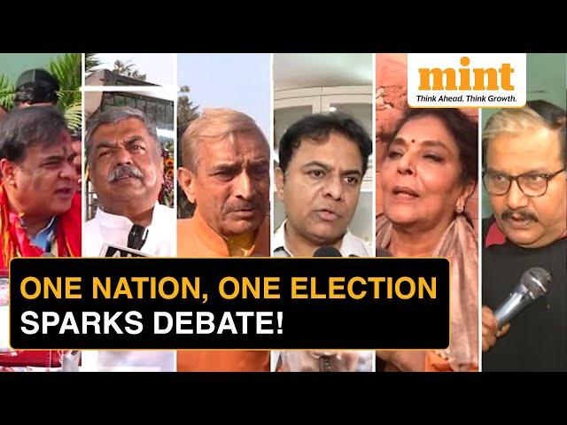 One Nation, One Election: Political Reactions to Modi Cabinet's Big Move | Watch