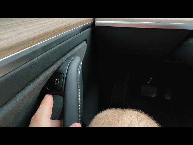 How to Open Tesla Model Y Door from inside