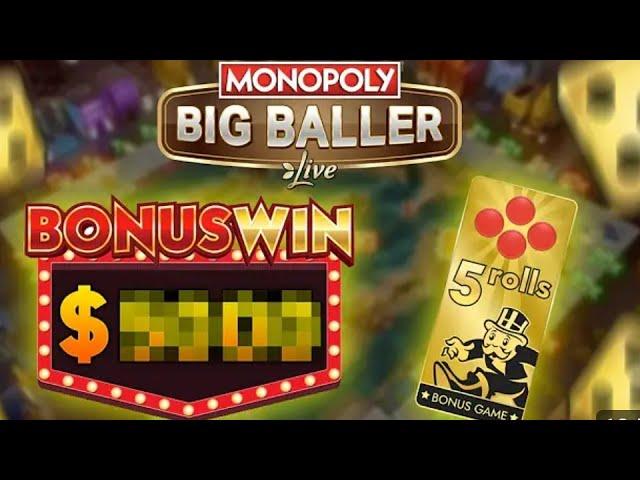 Monopoly big baller Win bin #casino2020 #casino #casinowinnings #monopoly #bigballer #bigwin