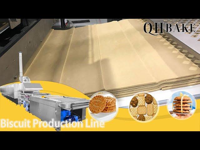 qhbake Hard biscuit production line,biscuit making machine