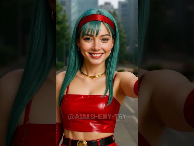 Bulma & Bulla’s STUNNING Real-Life Transformation! #dragonballz #dbz
