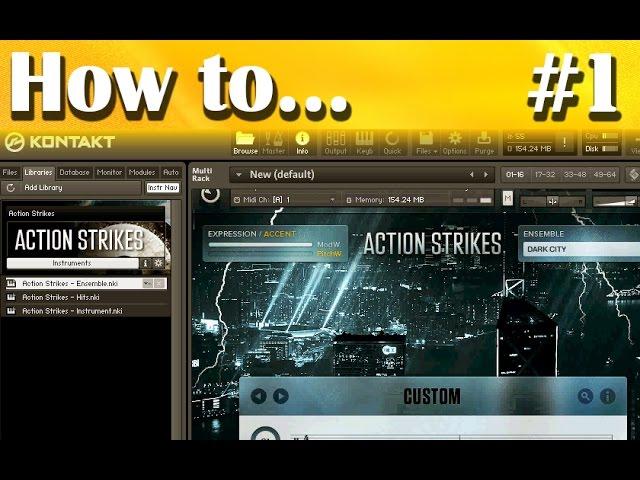 How to add library in NI Kontakt / Добавляем библиотеку в КОНТАКТ