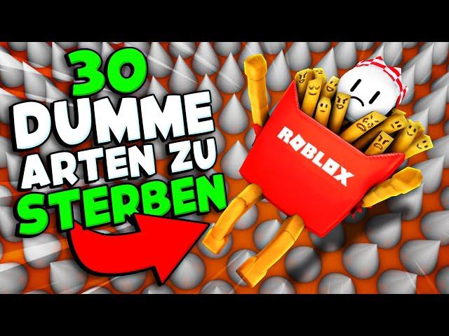 30 DUMME TODE in ROBLOX