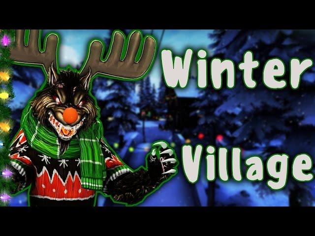 ВСЕ ТОП НЫЧКИ НА КАРТЕ WINTER VILLAGE [HIDE AND SEEK]