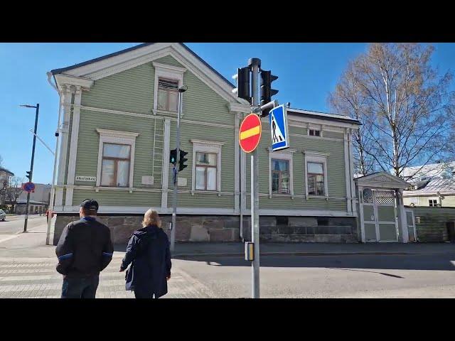 1 hour walk in Oulu, Finland on  May 18, 2024