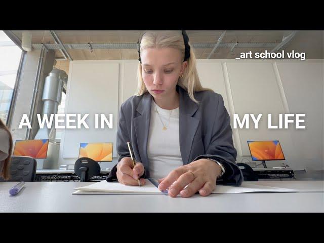 Week in my life as a design student in London | art school vlog (ad)