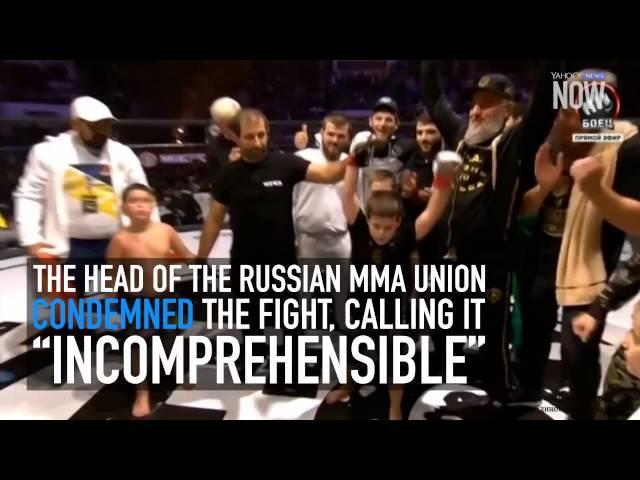 Chechen ruler criticized after putting sons in MMA fight