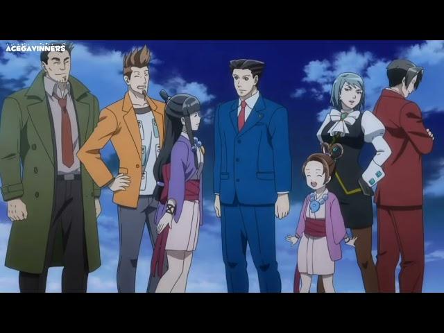 Ace Attorney anime OP but it's a JOJO reference