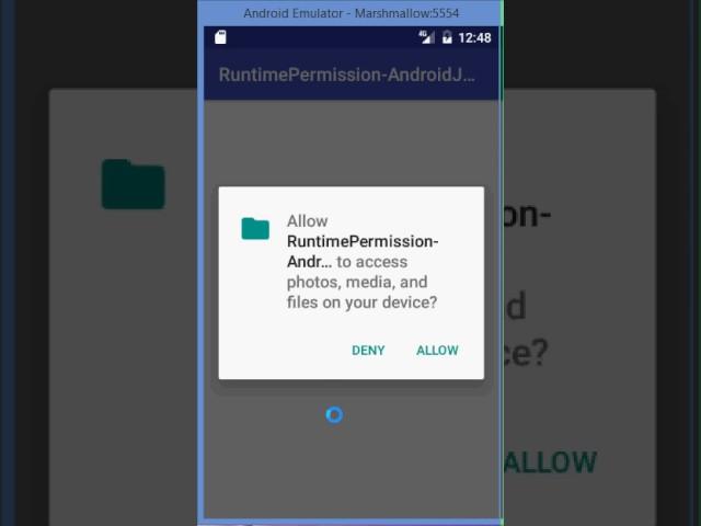 Android Runtime Permission