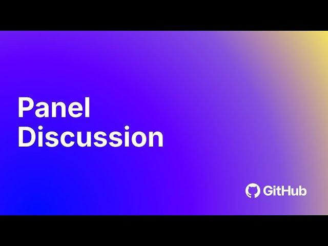 Config Dev Community Event Panel Discussion