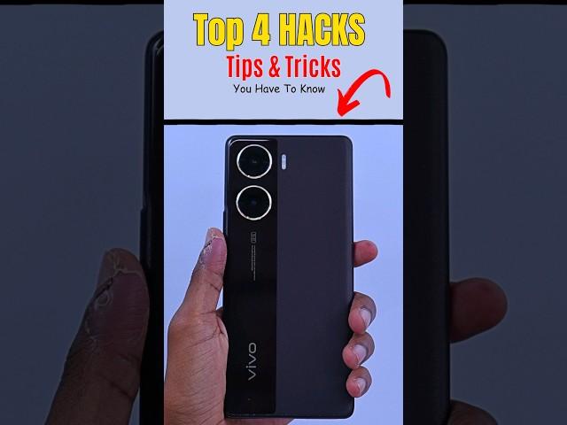 Top 4 Secret Tricks of Vivo V29e