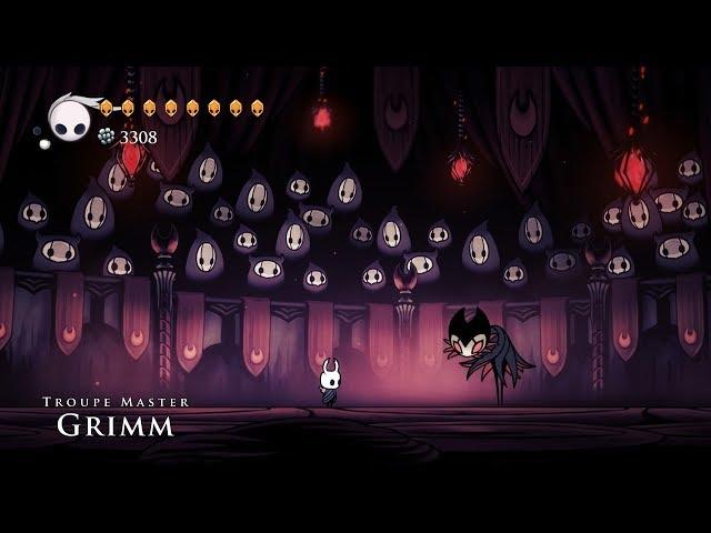 Hollow Knight [Troupe Master Grimm - Boss Fight] [The Grimm Troupe] - Gameplay PC