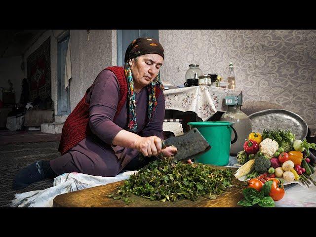 A Day at the Dargins' farm. DAGESTAN countryside life. Russia nowadays