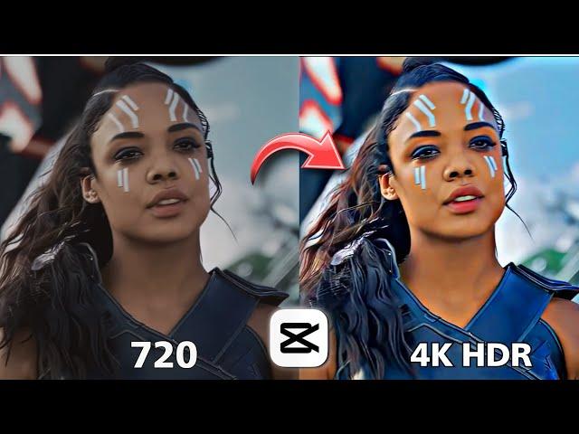 4K Ultra HD Effect Capcut Video Editing Tutorial | 4K Ultra HDR Effect CapcutTutorial